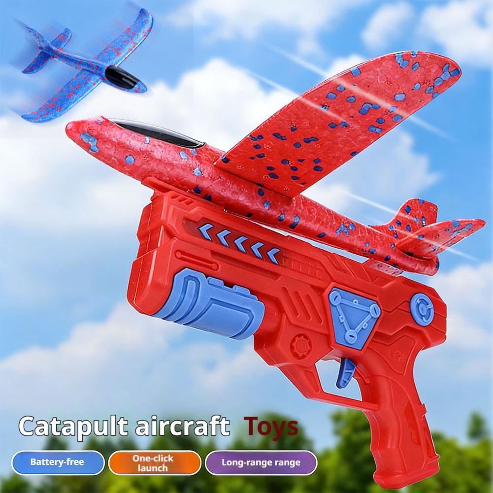 Avión de espuma luminosa, lanz - Catapult Launcher Toy reseña y precio