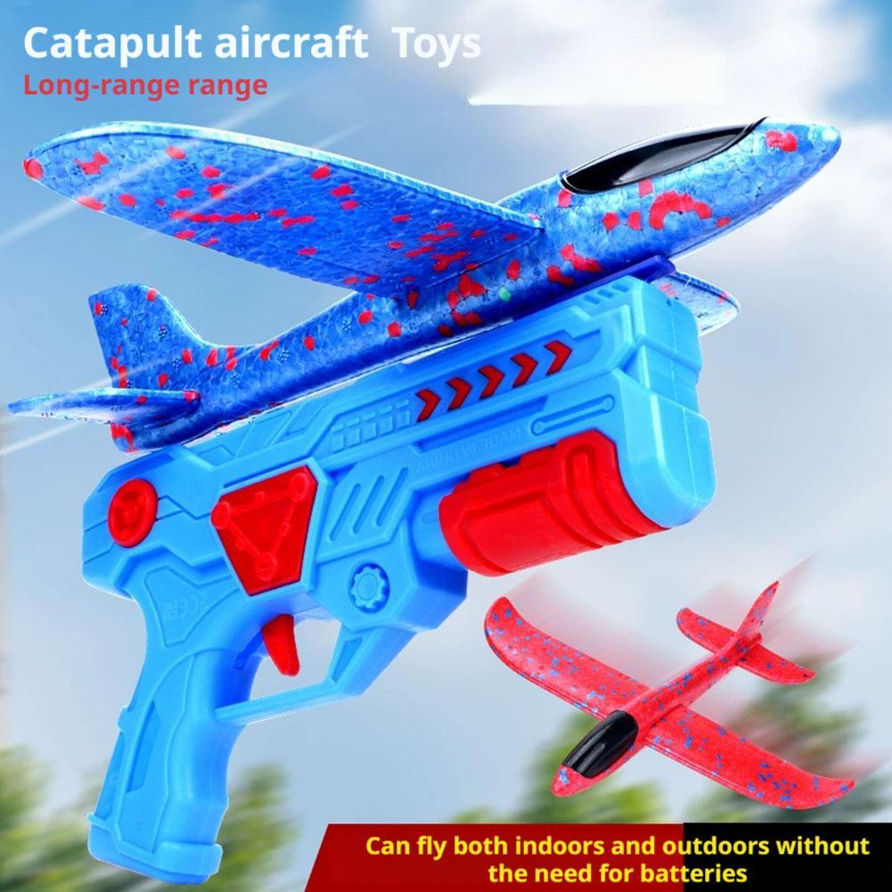 Avión de espuma luminosa, lanz - Catapult Launcher Toy reseña y precio