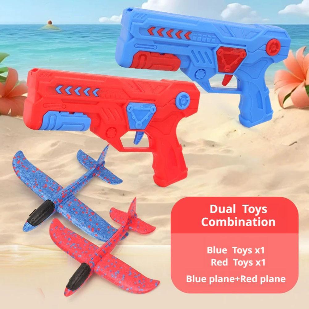 Avión de espuma luminosa, lanz - Catapult Launcher Toy reseña y precio
