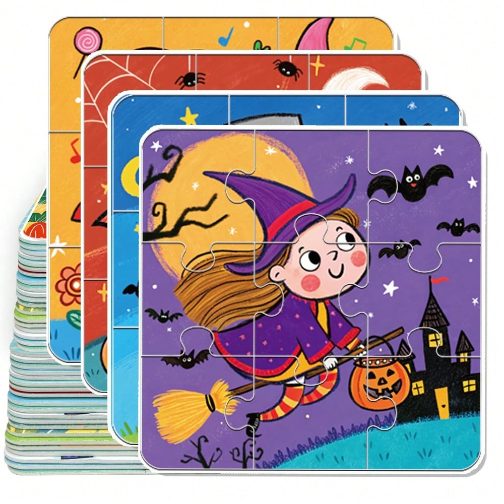 Rompecabezas de Halloween 4 en - Kids Toys Xmas reseña y precio