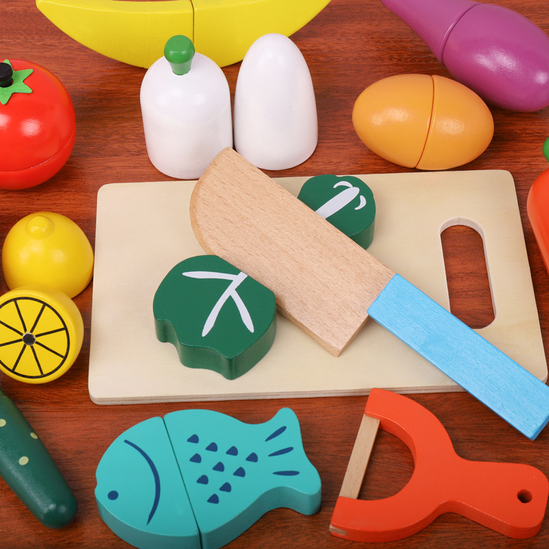 Juego de cocina de madera para - Kids Toys Kitchen Set reseña y precio